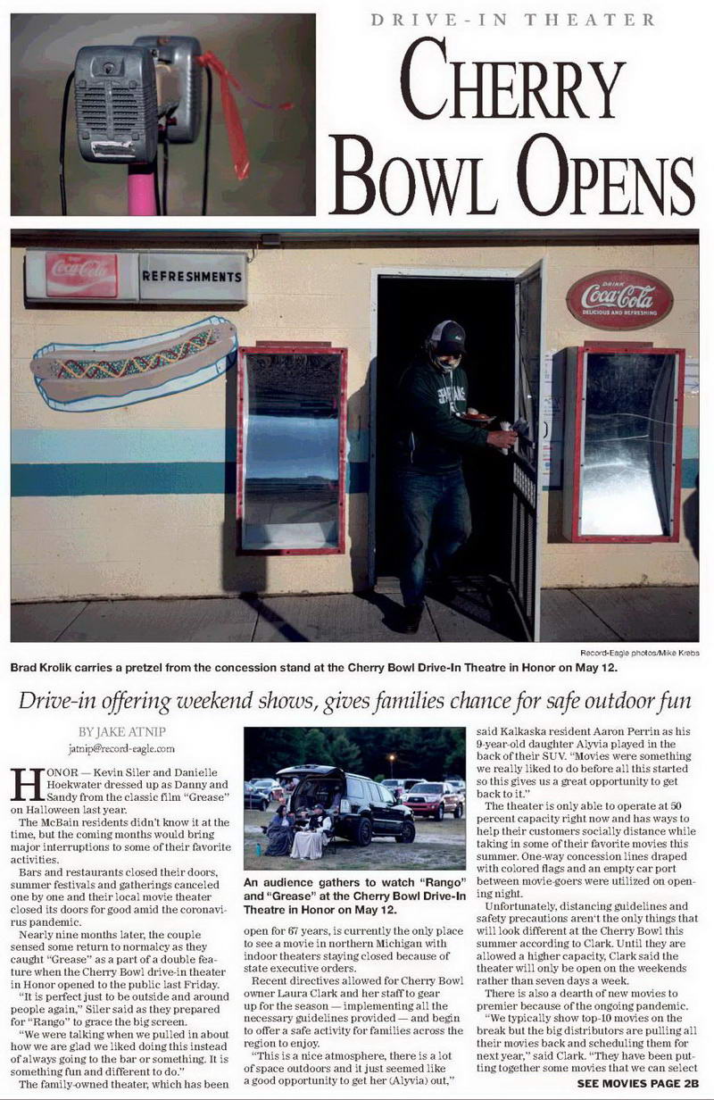 Cherry Bowl Drive-In Theatre - Jun 19 2020 (newer photo)